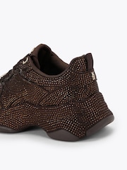 KG Kurt Geiger Brown Luster Trainers - Image 4 of 5