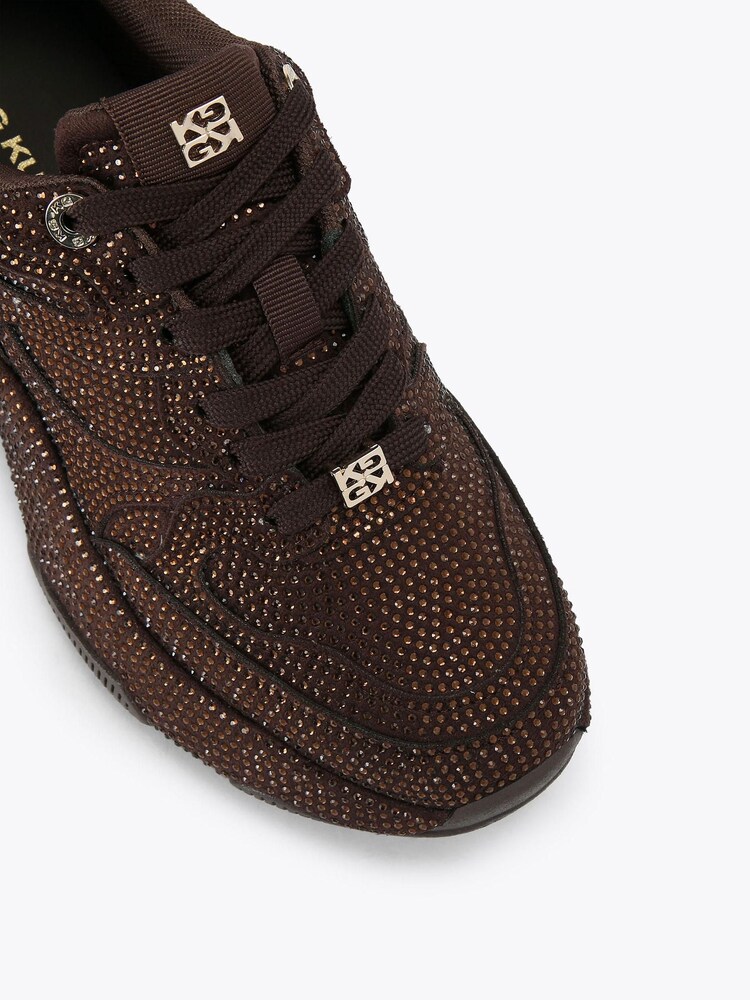 KG Kurt Geiger Brown Luster Trainers - Image 5 of 5