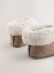 Hnědá se psy - Pull On Baby Slippers (0-2mths) - Obrázek 4 z 5