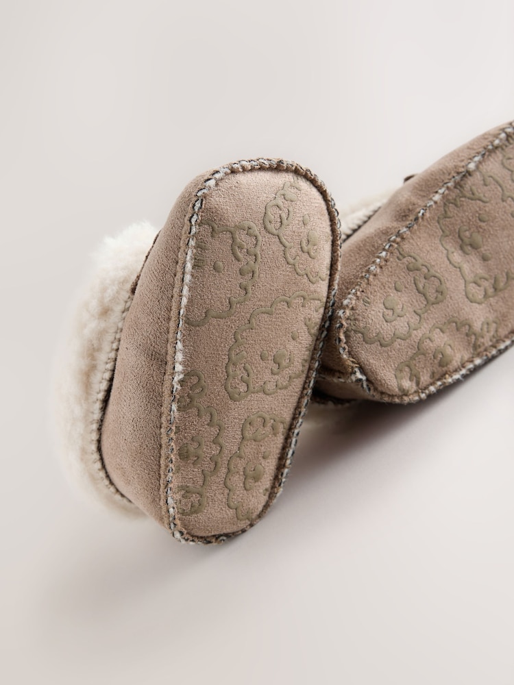Hnědá se psy - Pull On Baby Slippers (0-2mths) - Obrázek 5 z 5 Hnědá se psy - Pull On Baby Slippers (0-2mths) - Obrázek 5 z 5