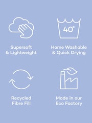 Night Lark Coverless Duvet Set - Imaginea 4 din 8