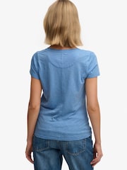 Superdry Light Blue Studios Scoop Neck T-Shirt - Image 2 of 7
