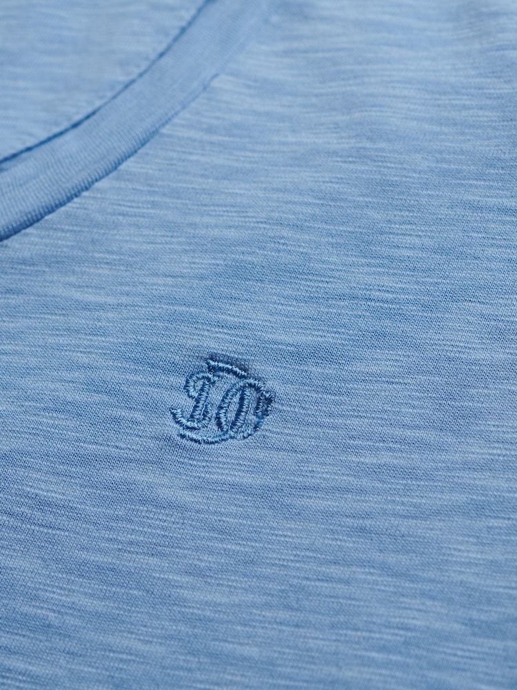 Superdry Light Blue Studios Scoop Neck T-Shirt - Image 7 of 7