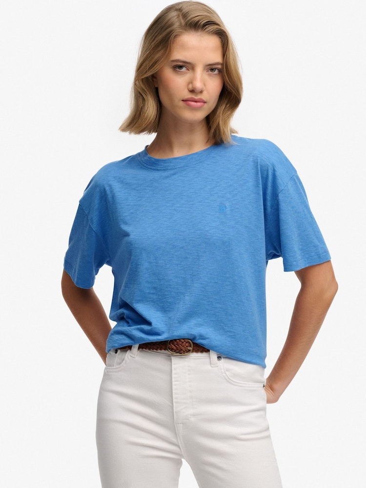 Superdry Blue Studios Crew T-Shirt - Image 1 of 7