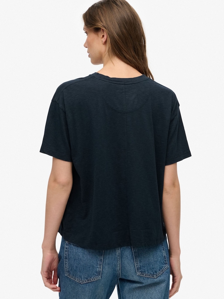 Superdry Blue Studios Crew Neck T-Shirt - Image 2 of 4