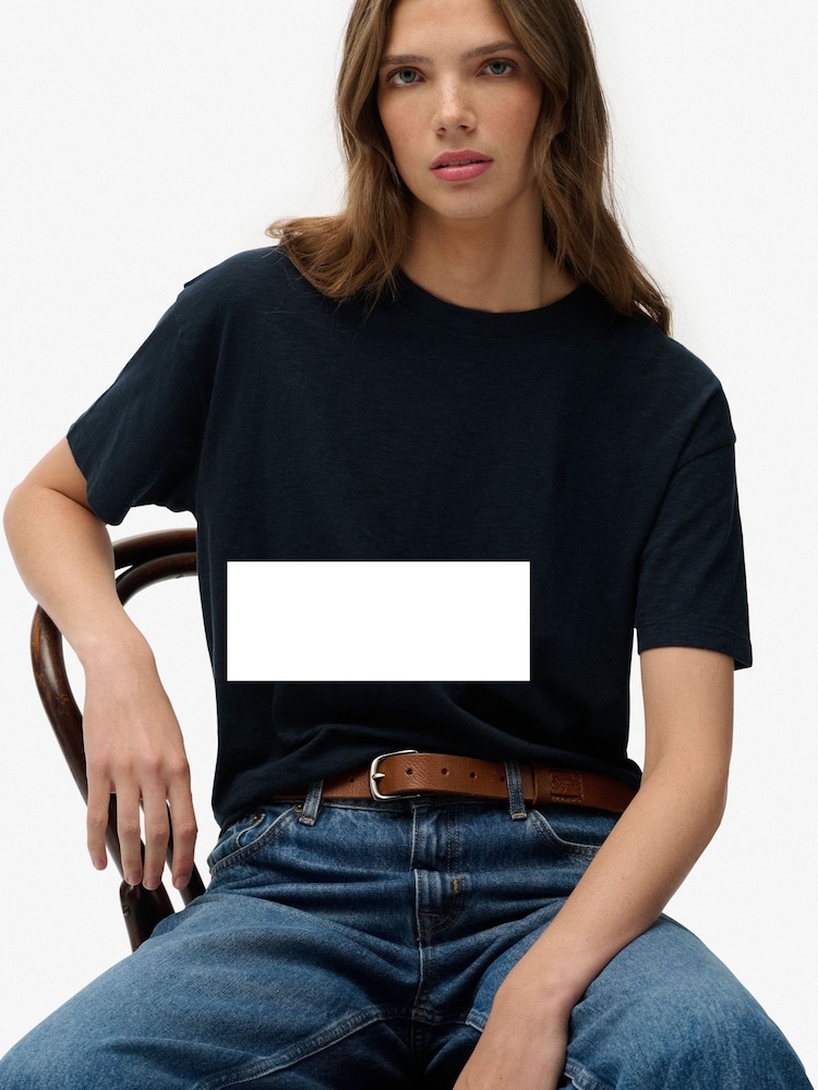 Superdry Blue Studios Crew Neck T-Shirt - Image 4 of 4