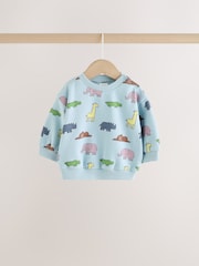 Mavi Safari - Uşaq Sweatshirt və Leggings Dəsti (0ay -2il) - 9şəkildən 2 şəkil