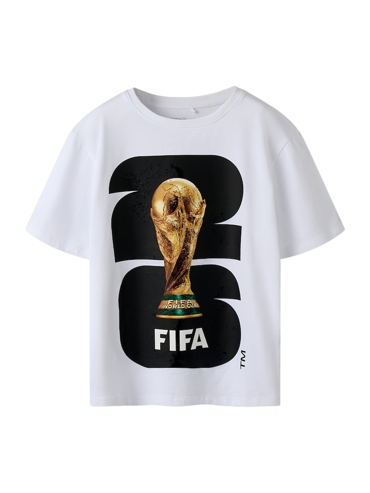 Name It White Fifa World Cup Short Sleeves T-Shirt - Image 1 of 3