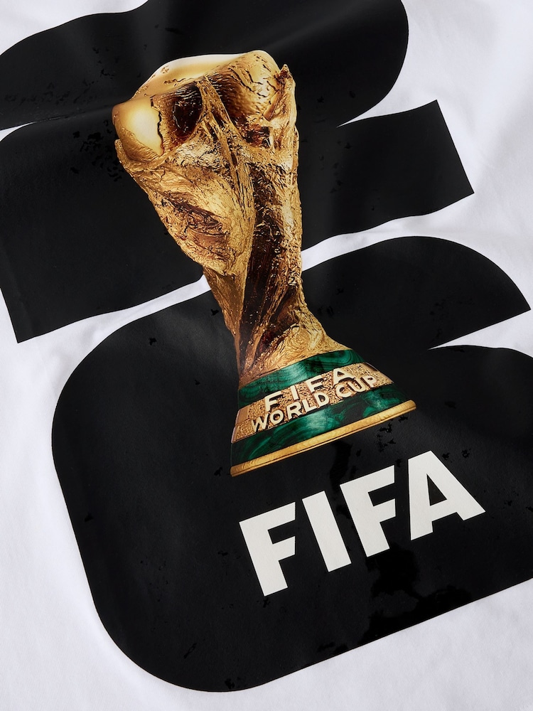 Name It White Fifa World Cup Short Sleeves T-Shirt - Image 3 of 3