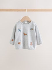 Grey Woodland Characters Top and Leggings Baby Set (0mths-2yrs) - Image 2 of 13