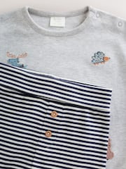 Grey Woodland Characters Top and Leggings Baby Set (0mths-2yrs) - Image 7 of 13