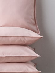 The Set 4 Pack Pink Cotton Linen Cushion Covers - Image 1 of 2