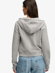 Superdry Athletic Essentials Cropped Zip Hoodie - Bild 2 von 6