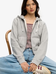 Superdry Athletic Essentials Cropped Zip Hoodie - Bild 4 von 6
