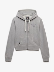 Superdry Athletic Essentials Cropped Zip Hoodie - Bild 6 von 6