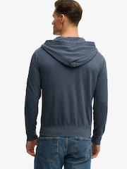 Superdry Blue Classic Essential Zip Hoodie - Image 2 of 7