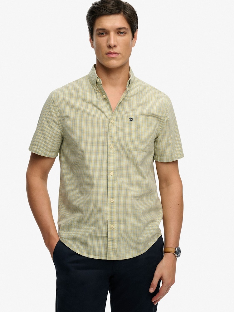 Superdry Preppy Poplin Short Sleeve Shirt - Imagen 1 de 6