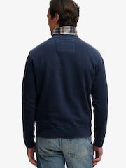 Superdry Blue Vintage Athletic Tonal Crew Sweatshirt - Image 2 of 7
