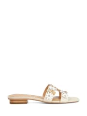 Dune London Natural Loupes Flat Sandals - Image 2 of 7