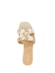 Dune London Natural Loupes Flat Sandals - Image 4 of 7