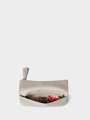 Osprey London Natural Bexley Grainy Hide Leather Clutch Bag - Image 4 of 6