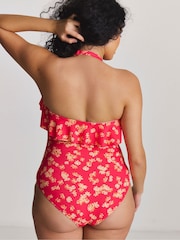 Simply Be Red Value Ruffle Swimsuits 2 Pack - Image 2 of 5