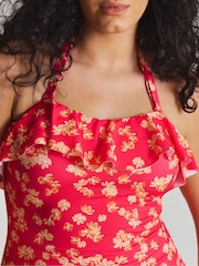 Simply Be Red Value Ruffle Swimsuits 2 Pack - Image 4 of 5