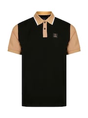 Luke 1977 Black Saddleworth Black Polo Shirt - Image 4 of 6