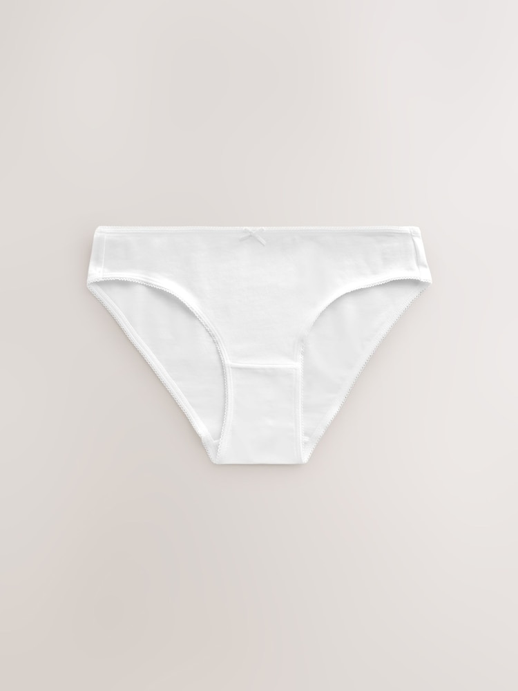 Blanc - Lot de 10 slips en coton mélangé - Image 2 de 4
