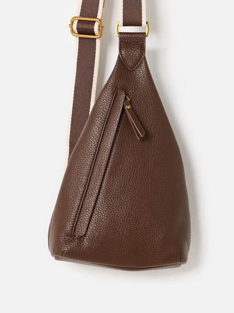 Oliver Bonas Brown Brooke Chocolate Brown Belt Bag - Image 2 of 2