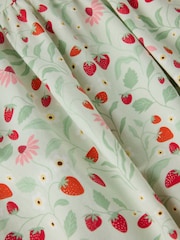 Polarn O. Pyret Green Strawberry Spin Dress - Image 5 of 5