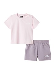The North Face Pink Baby 24/7 Shorts and T-Shirt Set - Image 11 of 12