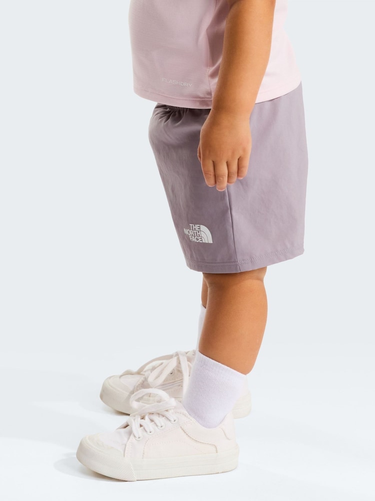 The North Face Pink Baby 24/7 Shorts and T-Shirt Set - Image 2 of 12