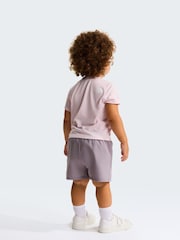 The North Face Pink Baby 24/7 Shorts and T-Shirt Set - Image 4 of 12