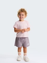 The North Face Pink Baby 24/7 Shorts and T-Shirt Set - Image 5 of 12