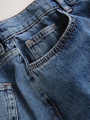 Mid Blue Wide Smart Palazzo Jeans - Image 6 of 6