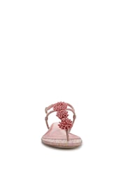 Sam Edelman Pink Eliza Regular Fit Toe Post Sandals - Image 4 of 7