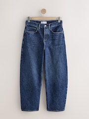 self. Dark Blue Barrel Jeans - Image 5 of 7