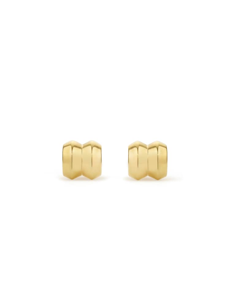 Goldfarben - Dinny Hall Iceni Warrior Stud Earrings - Bild 3 von 3