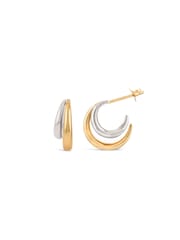 Silver Gold Tone - Dinny Hall Toro Double Hoops - Bild 1 von 2