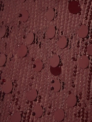 Friends Like These Chocolate Brown Mixed Sequin Mini Skirt - Image 5 of 6