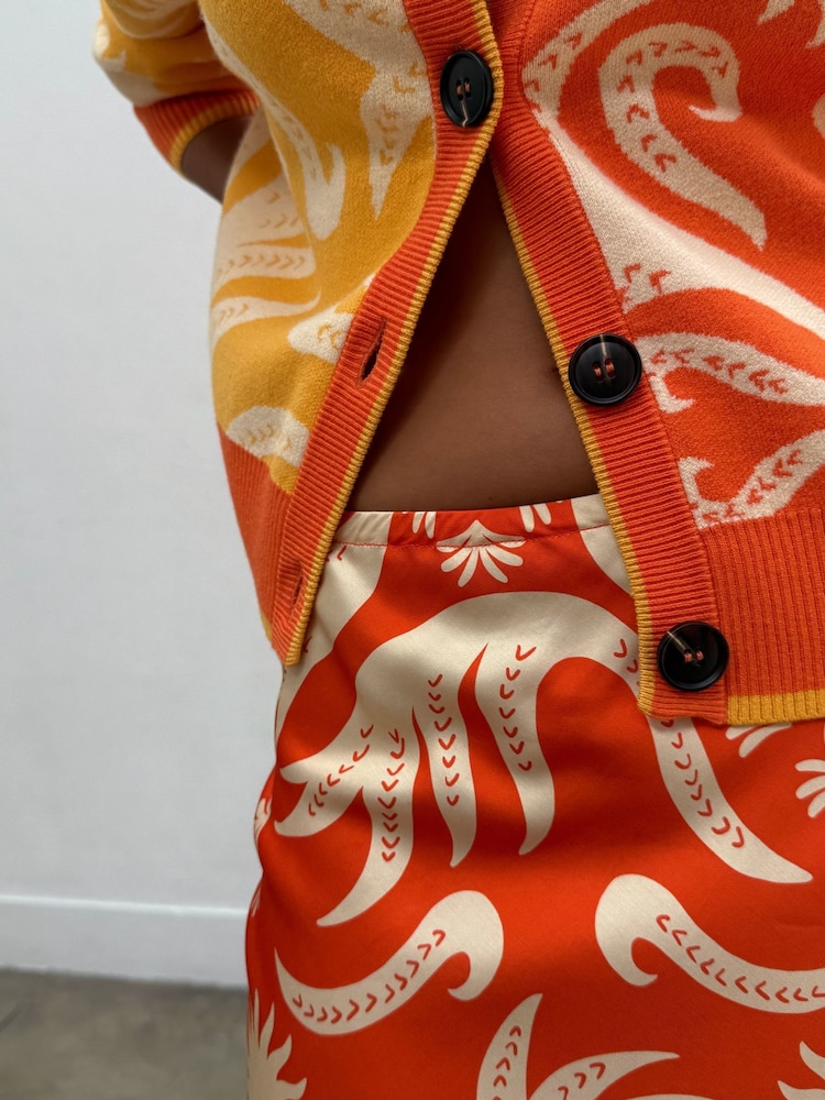 never fully dressed orange skirt Never Fully Dressed Dorris Skirt - Orange - 51% Off