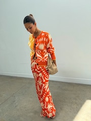 Never Fully Dressed Orange Cairo Dorris Skirt - Image 4 of 5