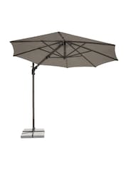Kettler Taupe Grey Orion 3.0m Round LED Cantilever Parasol - Image 4 of 8
