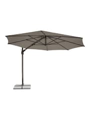 Kettler Taupe Grey Luna 3.0m Round Cantilever Parasol - Image 4 of 6