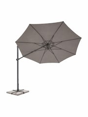 Kettler Taupe Grey Luna 3.0m Round Cantilever Parasol - Image 5 of 6