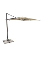 Kettler Stone Cream Luna 3x3m Square Cantilever Parasol - Image 5 of 6