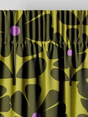 Orla Kiely Charteuse Wildflower Made to Measure Curtains - Image 6 of 9
