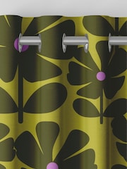 Orla Kiely Charteuse Wildflower Made to Measure Curtains - Image 7 of 9