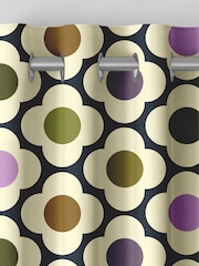 Orla Kiely Multi Mauve Spot Flower Made to Measure Curtains - Image 7 of 8